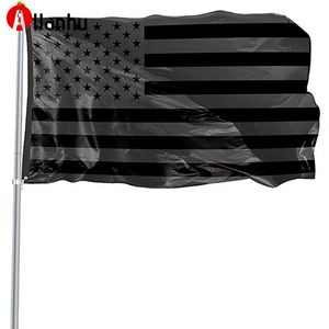 3x5ft Black American Flag Polyester No Quarter Will Be Given US USA Historical Protection Banner Flag Double-Sided Indoor Outdoor 59e0