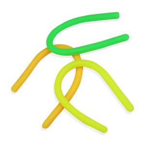 TPR toys safety material certificate complete soft rubber noodle Decompression rope vent kneading music environmental protection Kids favorite toy gift