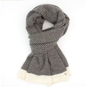100％カシミアヘリンボーンスカーフショール暖かい秋と冬の編み松の女性スカーフ