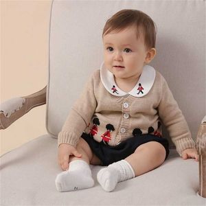 Spanische Baby Jungen Kleidung Kinder Pullover Strickjacke Baby Wolle Cartoon Pullover Kinder Winter Pullover Weihnachten Jungen Kleidung 211106