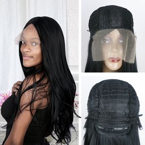 30 Inches T Part Synthetic Lace Front Wig Curly Wavy Simulation Human Hair Lace- Frontal Wigs for Black & White Women LS518WWBN24-LX