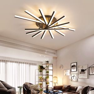 LED-Kronleuchter, Deckenleuchten für Küche, Arbeitszimmer, Schlafzimmer, Wohnzimmer, Esszimmer, Foyer, Büro, Villa, Innenbereich aus Aluminium