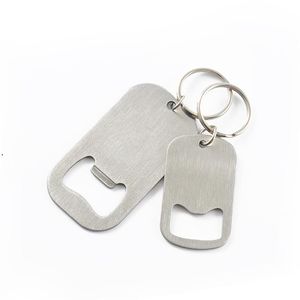 Portable Stainless Steel Beverage Beer Bottle Opener Keychain Kitchen Tools for Bar Restaurant Hiking Camping ZZE7867