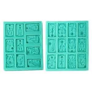Craft Tools DIY Card Necklace Epoxy Resin Mold Earrings Pendant Casting Silicone Mould