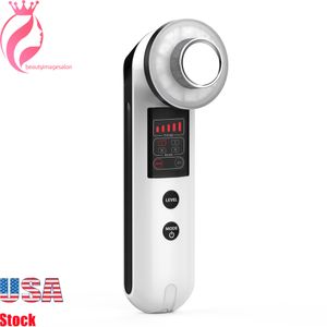 2 em 1 Cuidados com a pele Limpeza Profunda 7 Cores LED Light Photon Ultrasonic Massager Facial Rosto Dispositivo de Limpeza Iníciouse