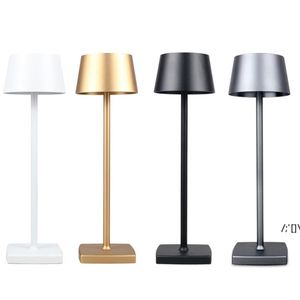 Home Decor Outdoor Portable USB Rechargeable Cordless Table Lamp Touching Control Dimmable Desk LED Lamp Small Night Light SEAWAY PAF12727