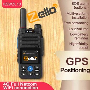 Ricetrasmettitore di rete KSUN ZL10 Zello Walkie Talkie a lungo raggio 4G GPS WIFI Mobile Ham Radio Amateur Android 100 km 210817