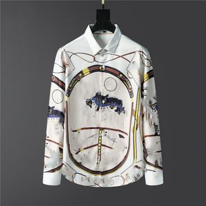 Men Long Coat оптовых-2021 весенние мужские рубашки сплошной цвет профессиональные длинные рукава бизнес тренд простой модный пальто мужчины размер M XL HSC