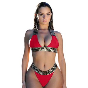 Bandage Swimsuit Sexy Bikini Set Women Crop Top Bikinis Mujer 2019 Swimwear Female Separate Fused Women's Swimming Suit Biquini X0522