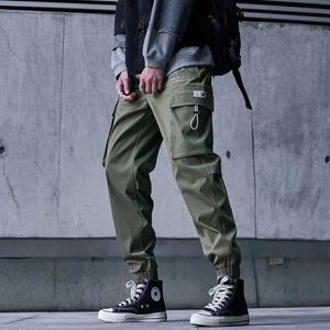 2021 Hip Hop Cargo Casual Spodnie Chłopiec Wszechstronny Student Hong Feng Leotard Przystojny Long Harem Joggers Harajuku SweatPant Y0811