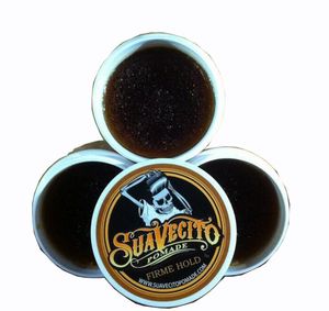 Suavecito Pomada Włosy Gel Styl Firme Pomady Woski Silne Hold Przywracanie starożytnych sposobów Duży Szkielet Slicked Powrót Oil Wax DHL