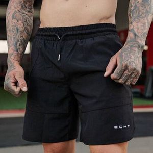 2020 Nowe Mężczyźni Siłownie Fitness Loose Spodenki Bodybuilding Joggers Lato Quick-Suche Fajne Krótkie Spodnie Mężczyzna Casual Beach Marki Spodnie dresowe X0316