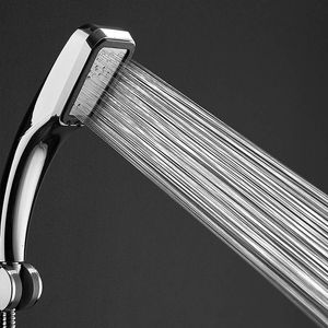 High Pressure Shower Head Water Saving 300 Holes Rainfall Bath Classic Silver Color Filter Spray Nozzle 2169 V2