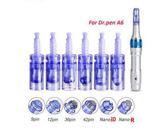 50 pcs 1/3/5/7/9/12/36 / 42 / nano pin Derma caneta Dicas recarregáveis ​​Dr. Dr. Pen Ultima A6 Cartucho de Agulha