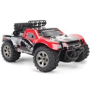 1:18 2.4G Remote Control Short Truck Bigfoot Vehicle High Speed Pickup Truck Model RC Off-road Car Toy