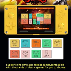 Wholesale video gaming systems resale online - Portable Game Players A380 Inch IPS HD Screen Retro Video Gaming Console Gamemax Open Source System Handheld Classic