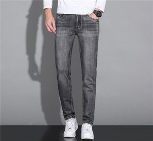Designer de jeans masculino Design de moda de outono de luxo Black Color Strelth Pants reto água reciclada Simples generosa casual lazer de lazer tamanho 2938n