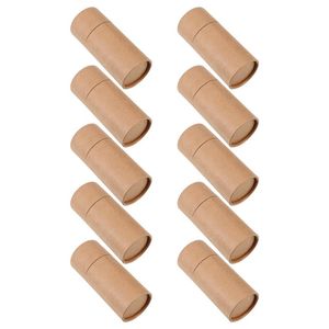 Gift Wrap 10pcs Brown Paper Boxes Essential Oil Bottle Holders Tea Thread Incense Cone