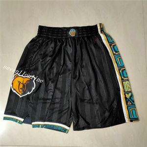 Short de basquete masculino Just Don Memphis Sport Stitched Calça Hip Pop com bolso e zíper Calça de moletom tamanho S-Tamanho 2XL