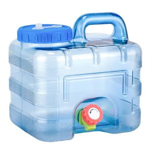 7.5L Bucket de água ao ar livre Contêiner de tanque portátil com torneira para acampar garrafa de armazenamento de armazenamento Bucke Bucke Backe