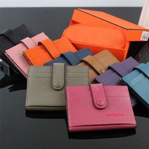 Genuine Leather Credit Card Holder Wallet High Quality Classic Designers Men Women Purse 2020 New Fashion Business ID Card Holder Purses