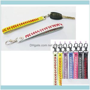 Torby worki worki lage aessories10pcs brelkain przyjazdu 7 colors brelowain fastpitch softball aesories baseball szew bajki na prezent d upuszczenie d d.