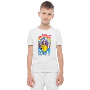 Crianças 100% algodão Camisetas Merch A4 Papel Impressão Casual Família Roupas Moda Tops T-shirt Crianças Adulto 4 210724