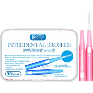 Dental Tooth Floss Pędzel Interdental Brush Wkład zębów Flosser Wytłacz do czyszczenia Doustne Narzędzie do czyszczenia