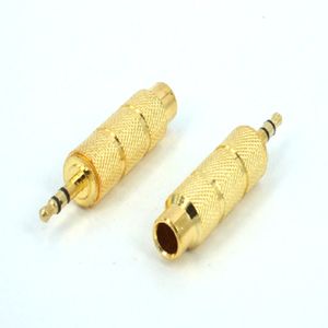 3.5mm Male to 6.35mm Female Audio Adapter Converter Connector For Mobile Phone PC Notebook Speaker