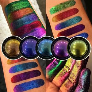 Chameleon eyeshadow Metallic Shiny Eyeshadow Palette Potato Powder Pigment Professional Eyes Makeup Party Cosmetic