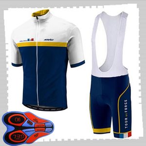 ProチームMorveloサイクリング半袖ジャージー（BIB）ショートパンツセットメンズ夏の通気性のある道自転車服MTB自転車衣装スポーツユニフォームY21041549