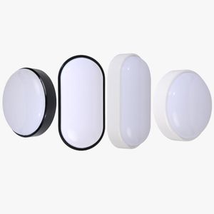 Modern LED Wall Lamps Moistureproof Front Porch Ceiling Light Surface Mounted Oval For Outdoor Garden Bathroom Lighting Lamp