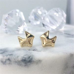 30PCS Gold Silver Dainty Tiny Fox Stud Earrings Cute Cat Head Face Earring Studs Animal Jewelry for women