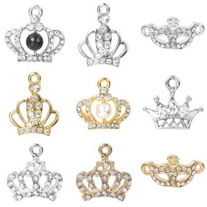 20 шт. / Лот Танцующие Маска Часы Стразы Crown Floating Beancle Charms Diy Аксессуар подходит для плавающих медальских украшений