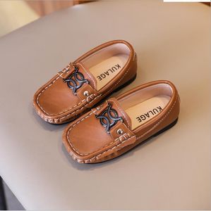 Kids Shoes PU Leather Shoes Loafers For Boys Fashion Sneakers Children Peas Shoes Casual Boys Walking