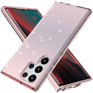 2.5mm Crystal Case Case Bling Sparkly Glitter Soft TPU Protection Proteção à prova de choque para Samsung Galaxy S21 Ultra 5G 2021 / S21 Plus / S21 5G