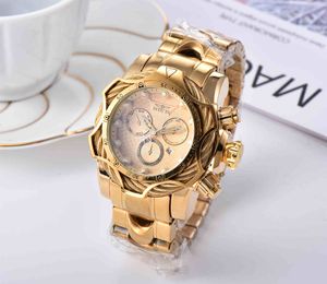 2020 Продажа INVICbes Часы Мужские Часы Классический Стиль Большой Циферблат Авто Дата Мода Розовое Золото Часы relojes de marca