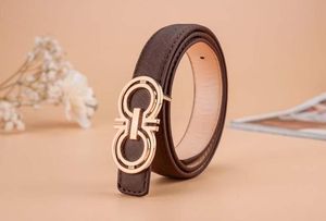 Belts Suspenders Style Kids Designer Children Smooth Buckle Casual Pants Letter Waist Strap Classic PU Leather S352