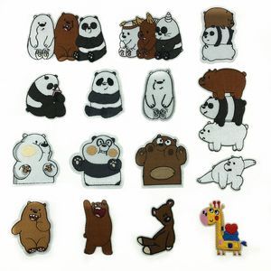 Cartoon Animal Embroidery Patches Fabric and Sewing For Clothing DIY Patch On Clothes Fruit Rose flower Custom letter star NP5875