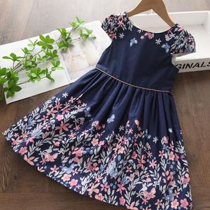 Girl's Dresses Menoea 2021 Summer Girls Flowers European And American Style Kids Costumes Children Sleeveless Vestidos Casual Outfit