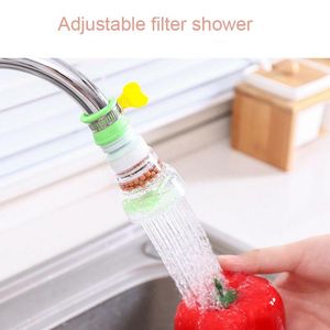 Rubinetti da cucina Doccia Acquazzone Casa Filtro dell'acqua Tap Testa di rubinetto rotante a 360 gradi Ugello rubinetto QP2