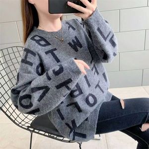 High quality cardigans knitted sweater women's Sweaters luxury top autumn winter femmes Europe and America jackets spring Crew Neck net celebrities Pullovers