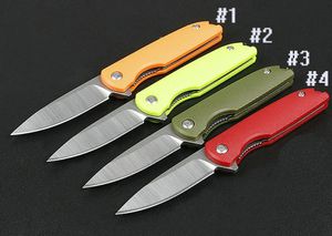 In vendita!! JJ066 Coltello chiudibile Flipper piccolo 8Cr14Mov Lama satinata ABS + Manico in acciaio inossidabile Mini coltelli tascabili EDC