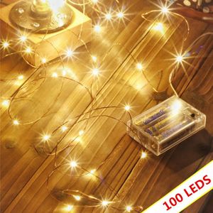 Wholesale wire ornament for sale - Group buy Strings Copper Wire Fairy String Lights Led Christmas Garland Ornament Tree Decor Year Outdoor