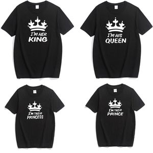 夏の母と娘の服家族のマッチング服ママ私の外観Tシャツ父ママ息子の赤ちゃん服king quen 210521