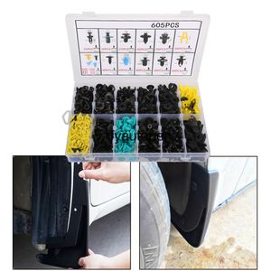 605pcs Universal Auto Fastener Clips Plastic Rivet Car Push Pin Trim Wholesale