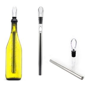 Cerveza de acero inoxidable Vino tinto Enfriador Stick Útil Enfriador Enfriador Conveniente Bebida Stick Home Barware DH5576