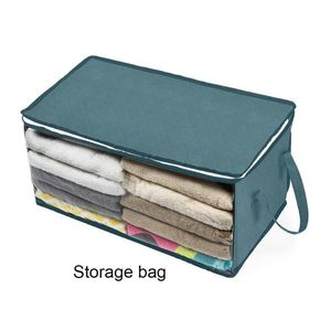 Storage Bags 1pcs Bag Large Capacity Quilt Blanket Home Durable Handle Clothes Dustproof With Closure Zipper Organi G9S2