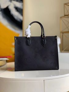 Sacos de designer de luxo de alta qualidade clássicos OntheGo Handbags Senhoras bolsa de ombro de couro de moda bolsa (luxo em relevo)