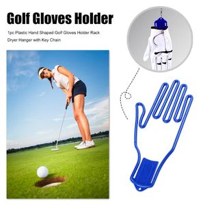 Golf Eğitim Yardımları 1 ADET Eldiven Tutucu Plastik El Şekilli Eldiven Raf Kurutucu Askı Keeper Sedye Tedarik Golfçü